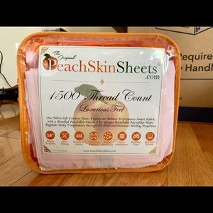 Peach Skin Sheets Set - King